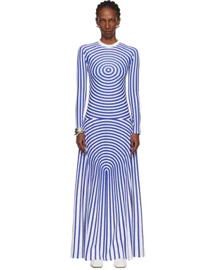 Jean Paul Gaultier 'The Long Target' マキシワンピース - サムネイル1