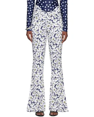Jean Paul Gaultier 'The Curved Flower' ジーンズ - サムネイル1