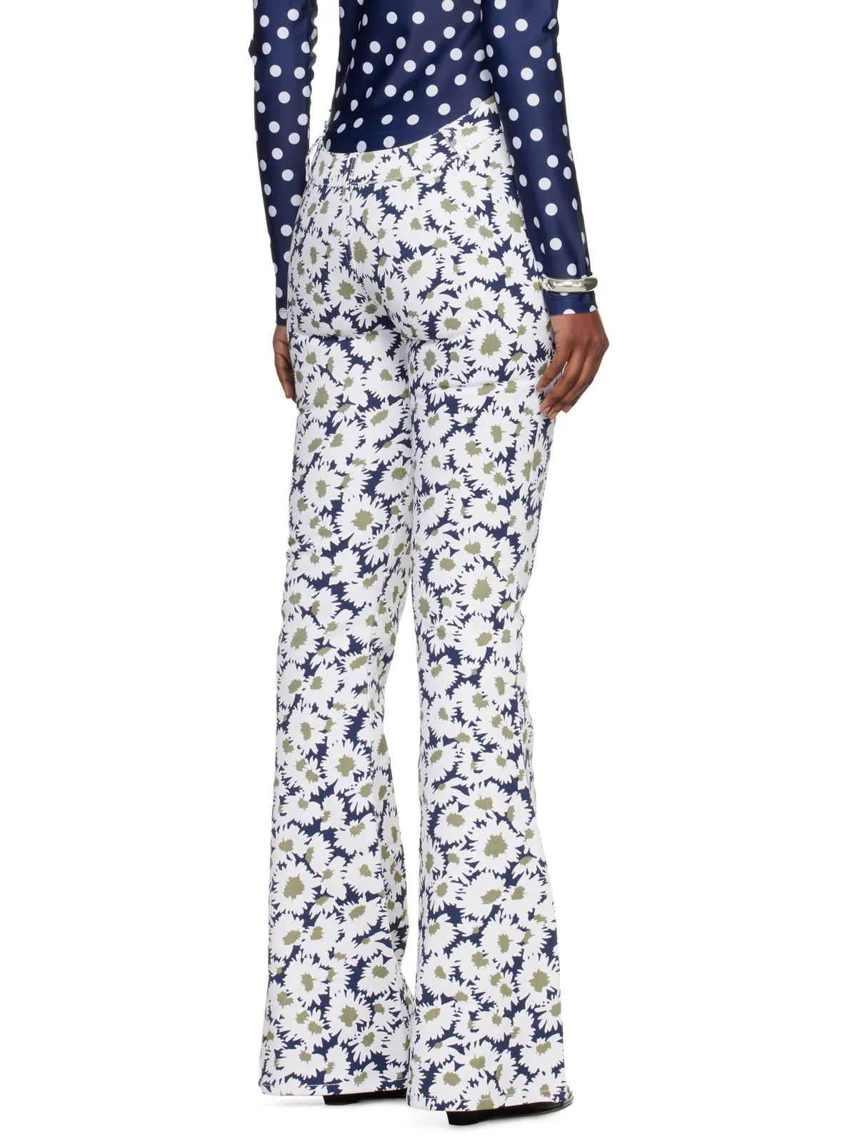 Jean Paul Gaultier 'The Curved Flower' ジーンズ - 画像3