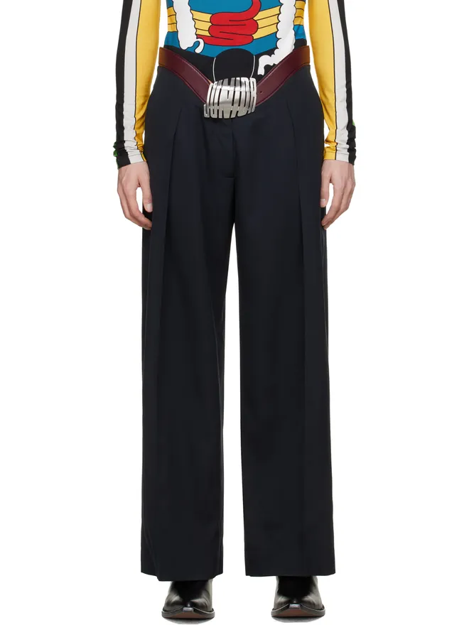 Jean Paul Gaultier Jean Paul Gaultier 'The Curved Suit' トラウザーズの商品画像