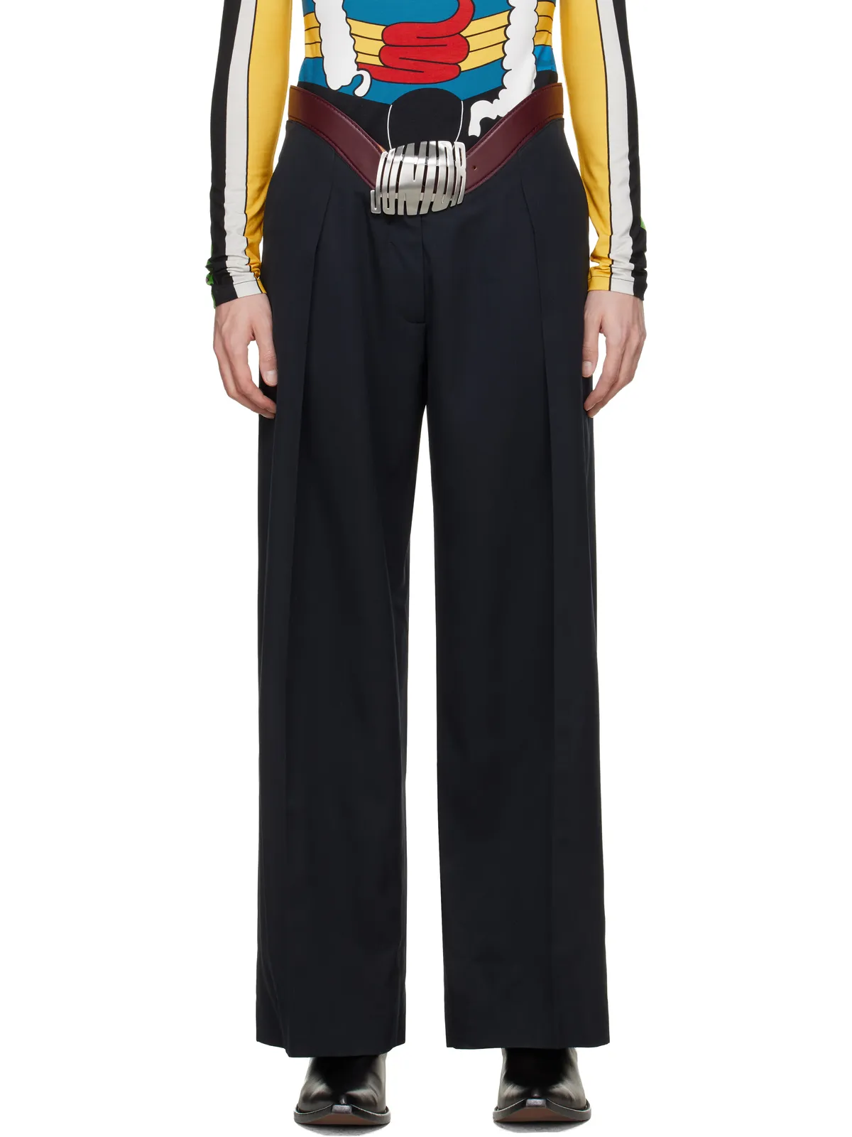 Jean Paul Gaultier 'The Curved Suit' トラウザーズ - 画像1