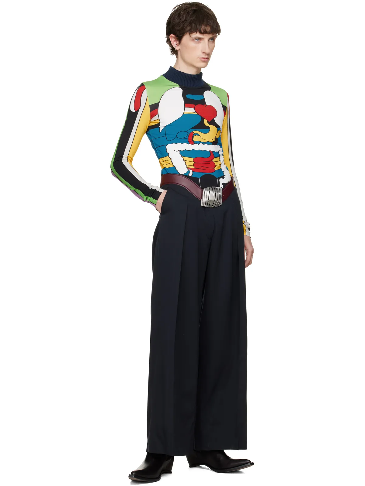 Jean Paul Gaultier 'The Curved Suit' トラウザーズ - 画像4