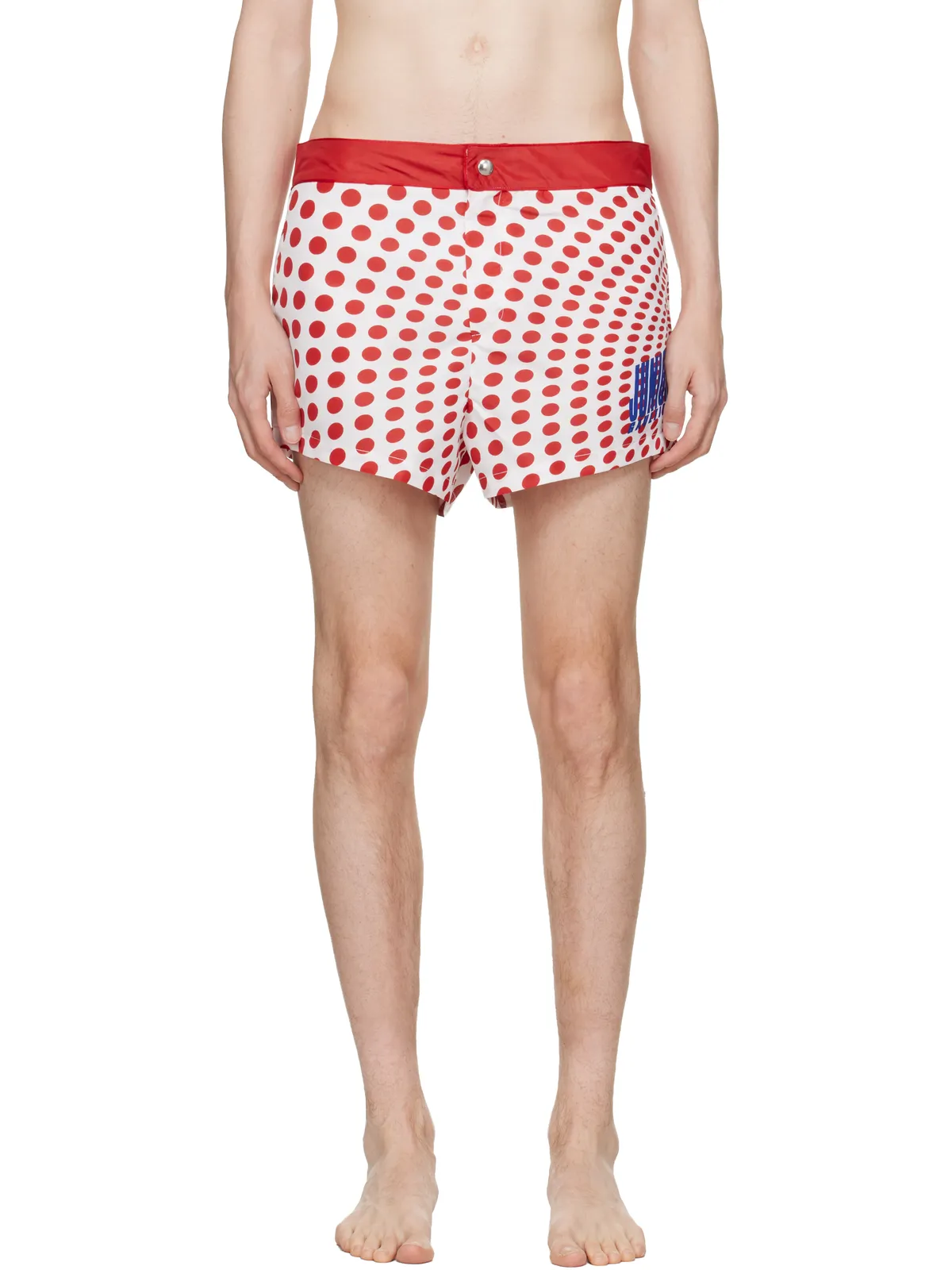 Jean Paul Gaultier 'The Red Polka-Dot Swimming' スイムショーツ - 画像1