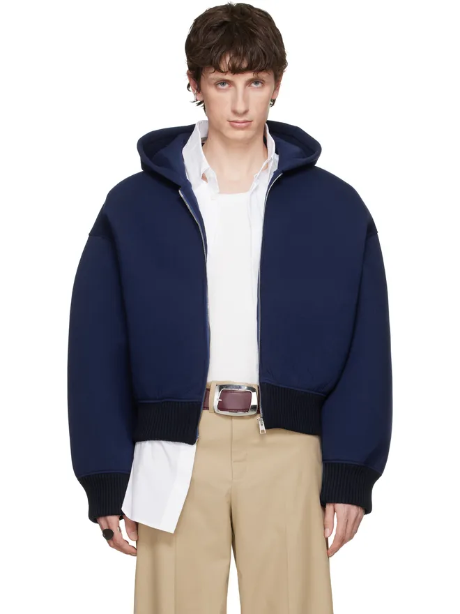 Jean Paul Gaultier Jean Paul Gaultier Bonded Jersey フーディの商品画像