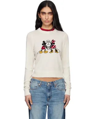 RE/DONE Disneyエディション 'Mickey Mouse' カシミヤ セーター - サムネイル1