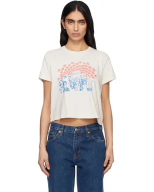 RE/DONE Hanesエディション 50s Boxy 'Sisters' Tシャツ - サムネイル1