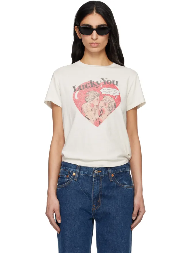 RE/DONE RE/DONE Classic 'Lucky You' Tシャツの商品画像