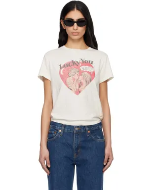 RE/DONE Classic 'Lucky You' Tシャツ - サムネイル1