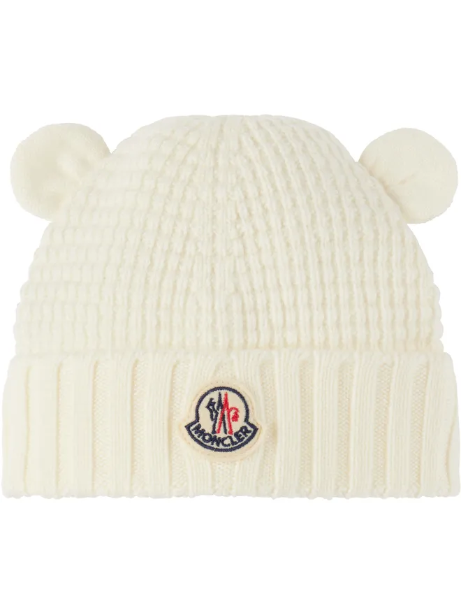 Moncler Enfant Moncler Enfant ベビー｜ Teddy Bear Ears ウール ビーニーの商品画像