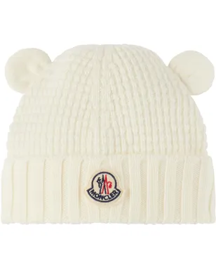 Moncler Enfant ベビー｜ Teddy Bear Ears ウール ビーニー - サムネイル1