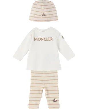 Moncler Enfant ベビー｜ ボーダー Tシャツ セット - サムネイル1
