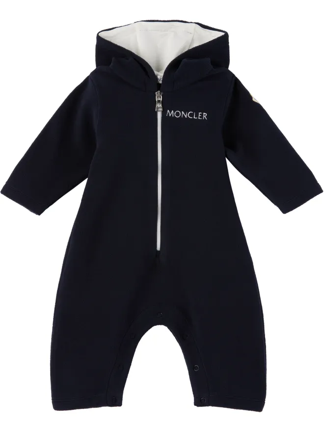 Moncler Enfant Moncler Enfant ベビー｜ ロゴ刺繍 ロンパースの商品画像