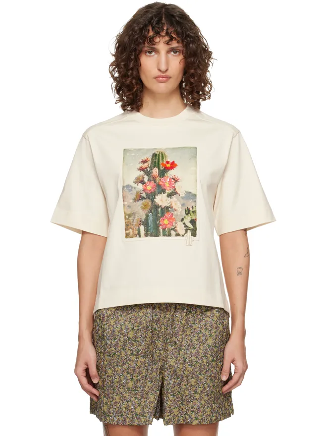 Moncler Grenoble Moncler Grenoble Landscape Print コットン Tシャツの商品画像