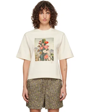 Moncler Grenoble Landscape Print コットン Tシャツ - サムネイル1