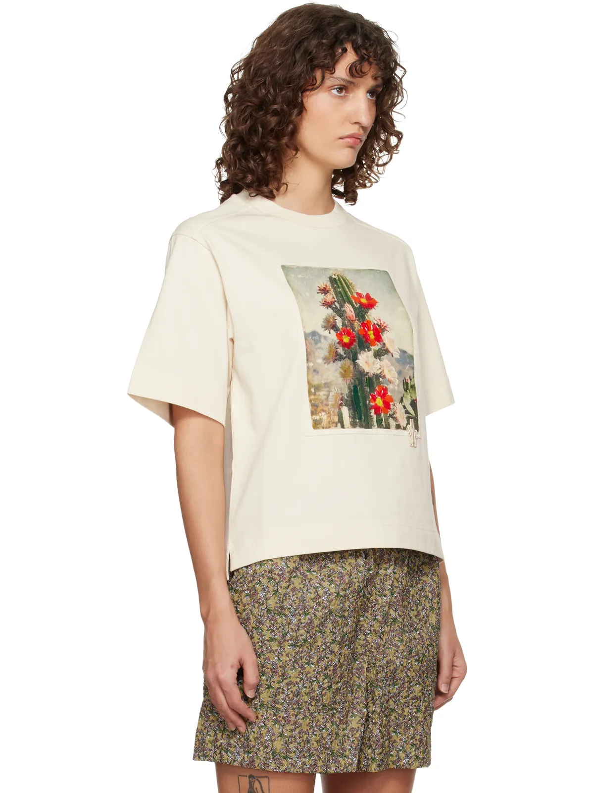 Moncler Grenoble Landscape Print コットン Tシャツ - 画像2
