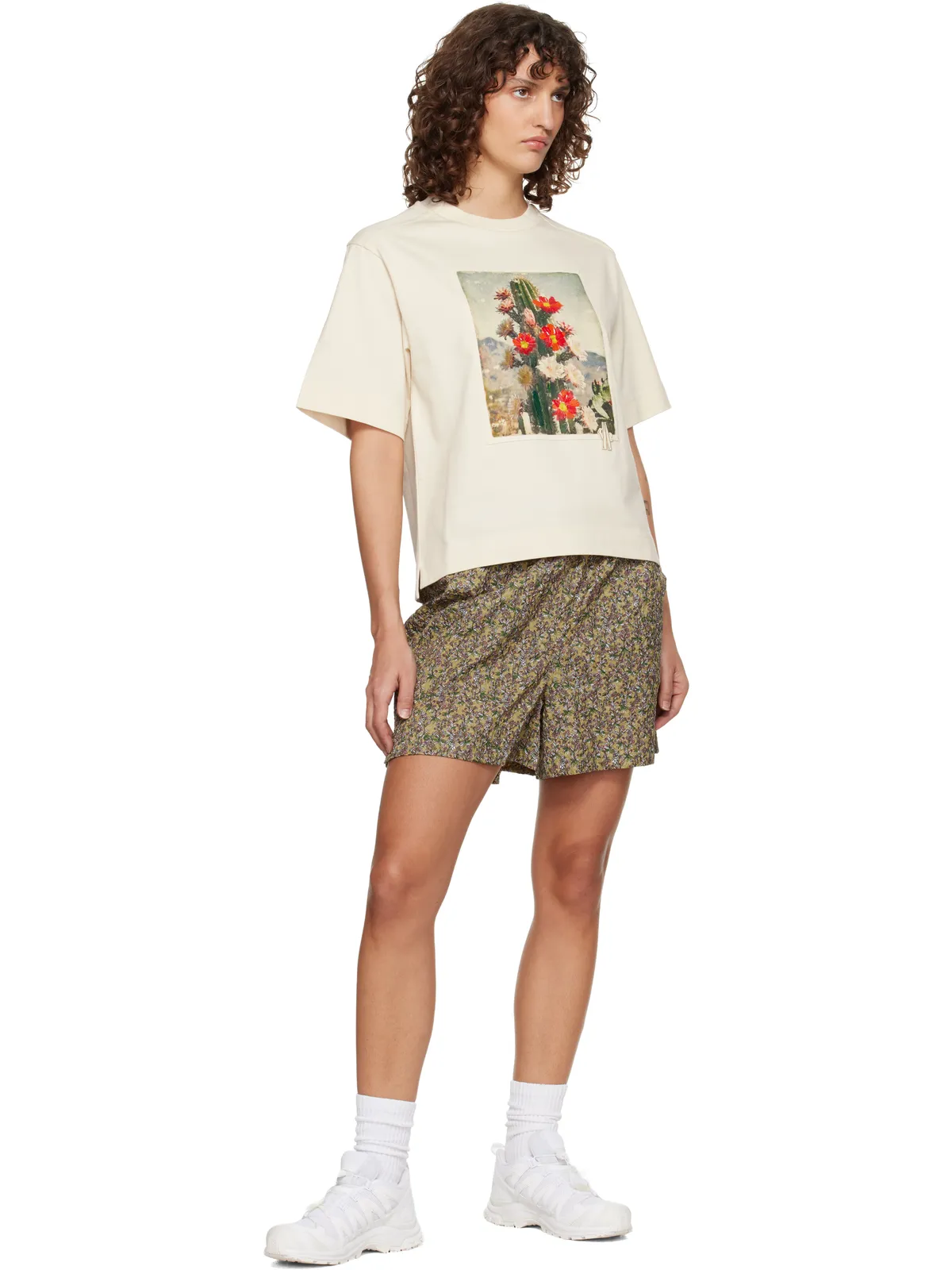 Moncler Grenoble Landscape Print コットン Tシャツ - 画像4