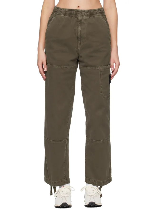 Stone Island Stone Island 3100005 Organic Panama Cotton Old Effect トラウザーズの商品画像
