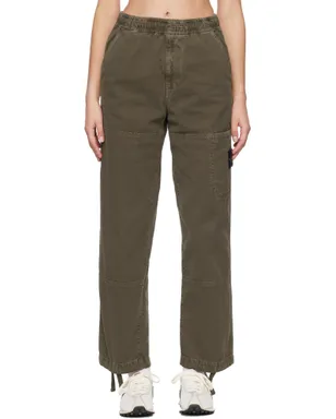 Stone Island 3100005 Organic Panama Cotton Old Effect トラウザーズ - サムネイル1