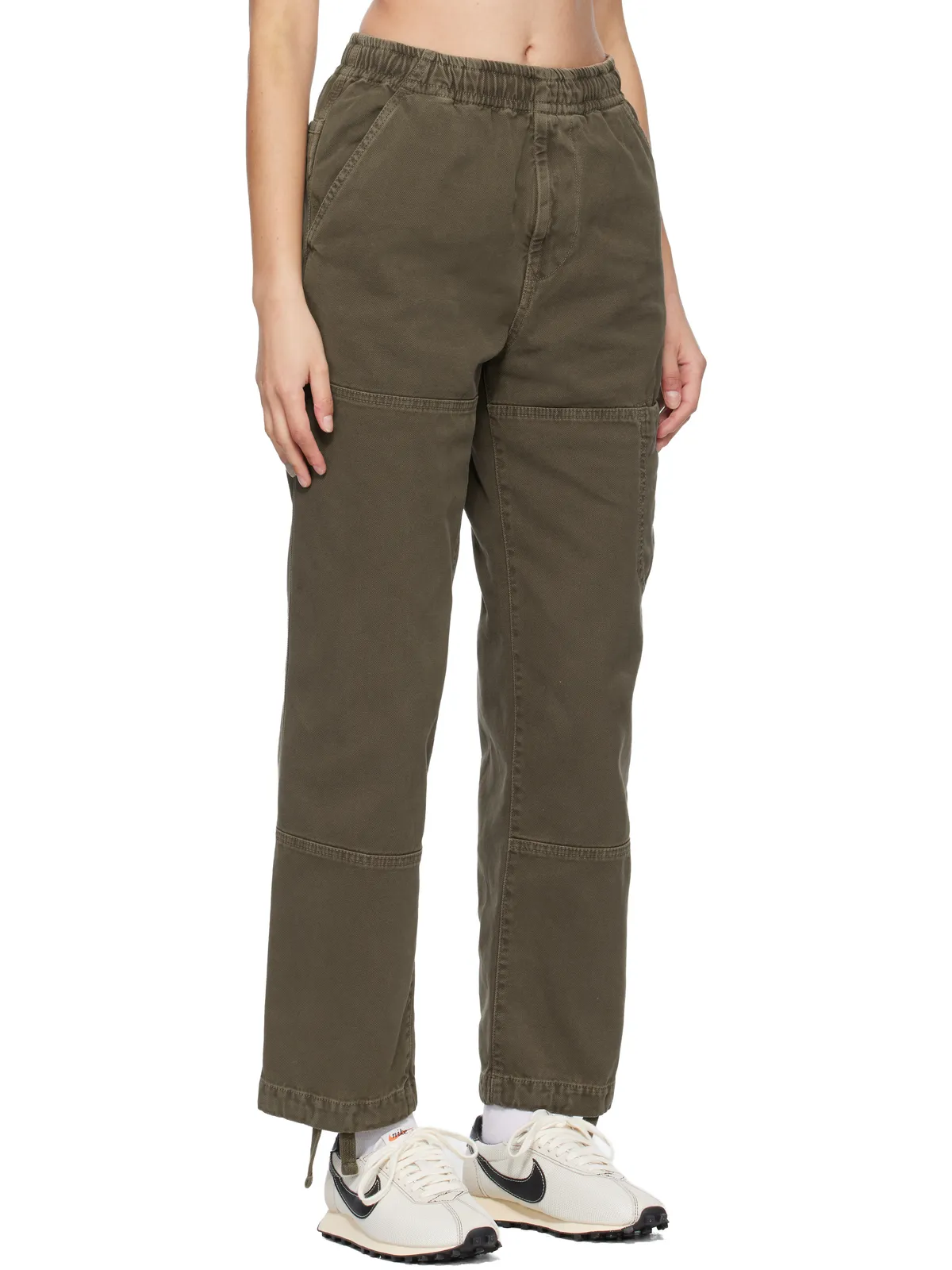 Stone Island 3100005 Organic Panama Cotton Old Effect トラウザーズ - 画像2