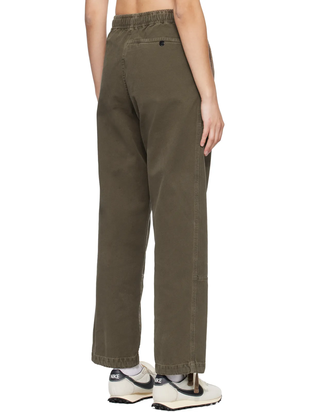 Stone Island 3100005 Organic Panama Cotton Old Effect トラウザーズ - 画像3