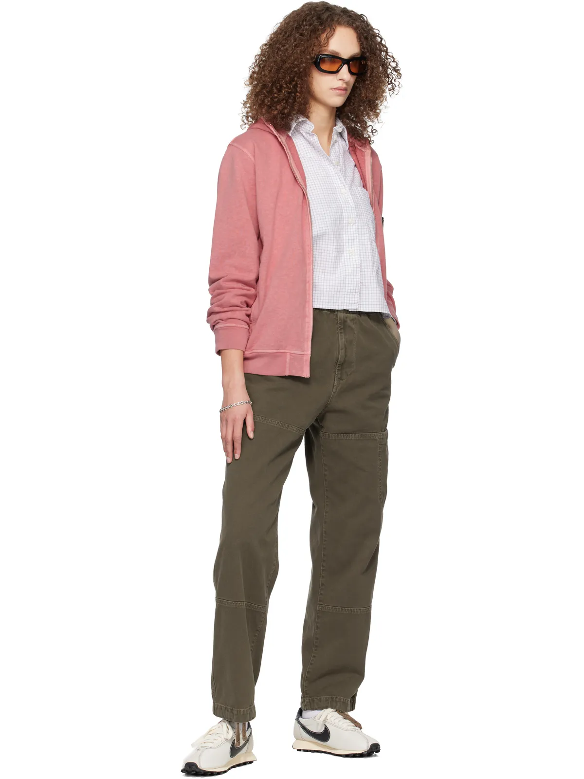Stone Island 3100005 Organic Panama Cotton Old Effect トラウザーズ - 画像5