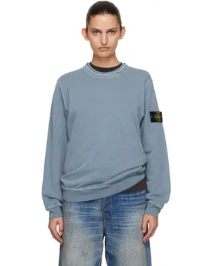 Stone Island 6100034 Malfilé Fleece 'Old' Effect スウェットシャツ - サムネイル1