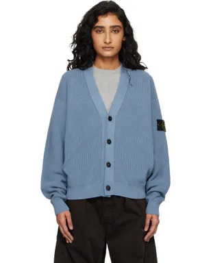 Stone Island 5100009 Ribbed Soft Organic Cotton カーディガン - サムネイル1