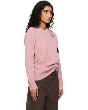 Stone Island 5100033 Plated リブコットン ブークレ セーター - サムネイル2