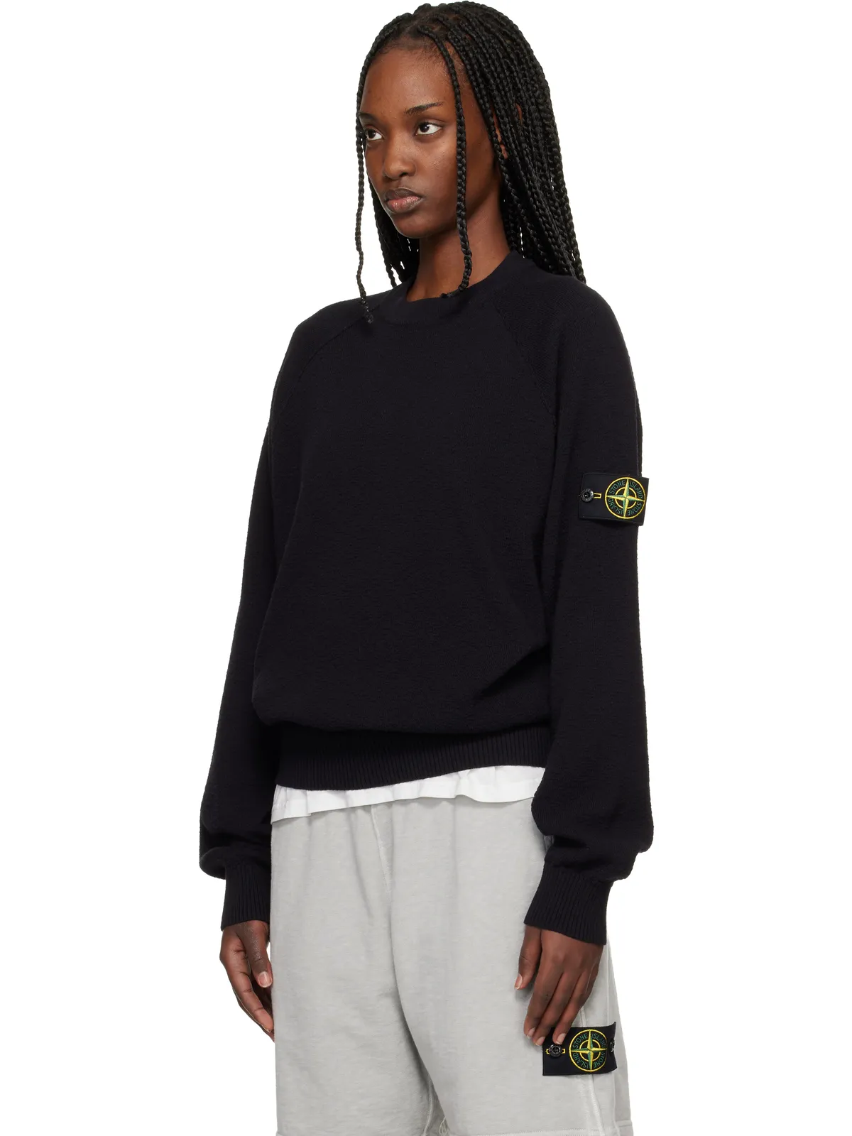 Stone Island 5100020 Light Raw Hand Organic Cotton セーター - 画像4