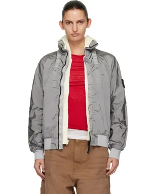 Stone Island 4100064 Nylon Metal ECONYL Watro-TC ボンバージャケット - サムネイル1