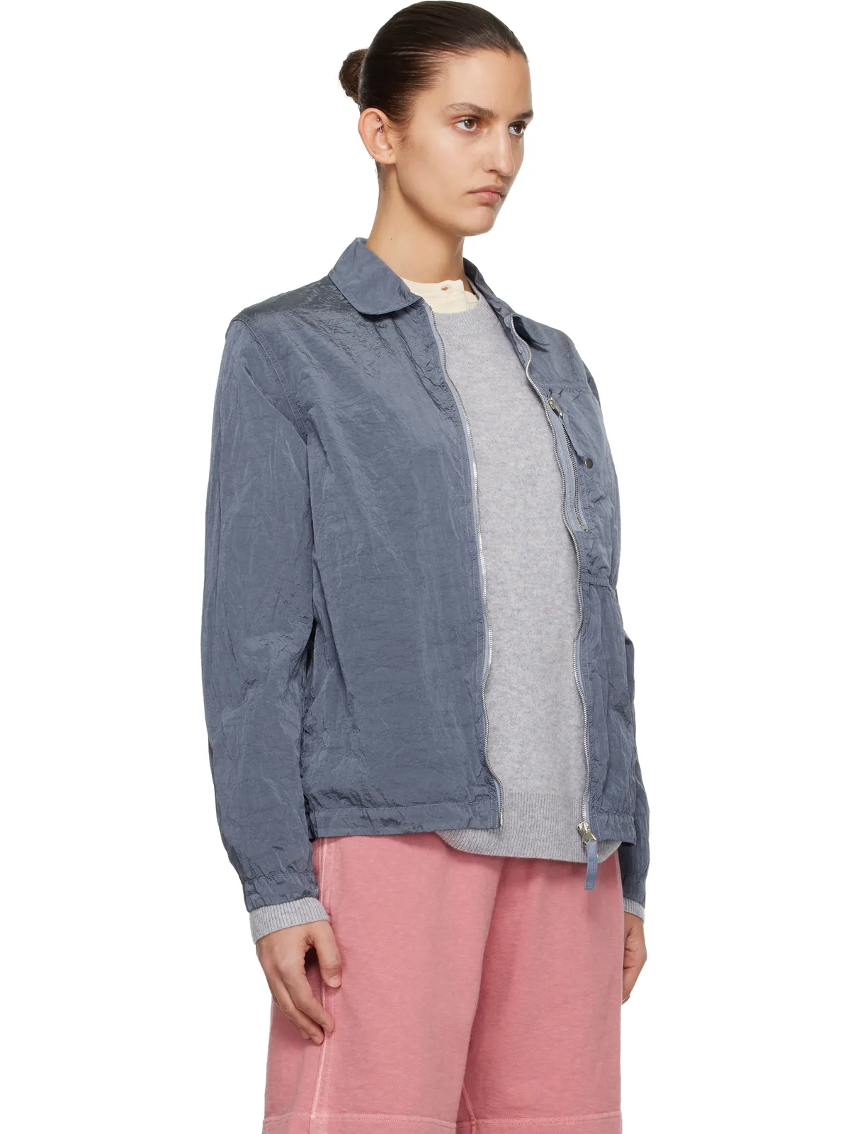 Stone Island 1200038 Nylon Metal ECONYL オーバーシャツ - 画像2