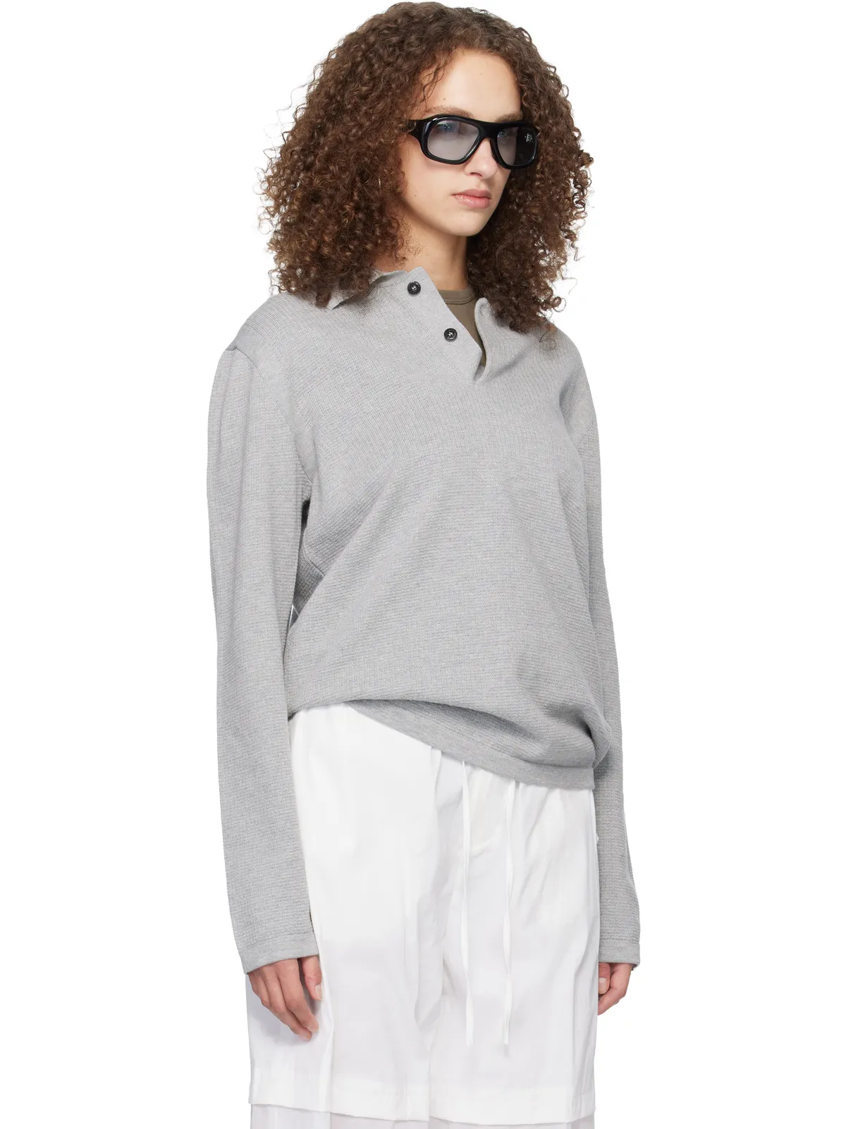 Stone Island 5100024 Micro Stitch Soft Organic Cotton ニットポロシャツ - 画像2