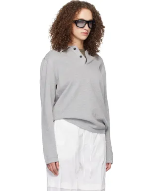 Stone Island 5100024 Micro Stitch Soft Organic Cotton ニットポロシャツ - サムネイル2