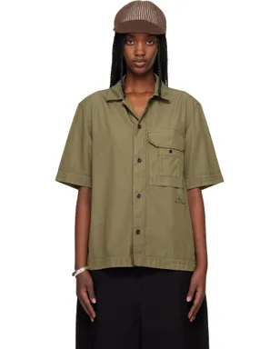Stone Island 1100026 Cotton Nylon Micro Ripstop シャツ - サムネイル1