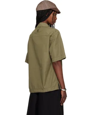 Stone Island 1100026 Cotton Nylon Micro Ripstop シャツ - サムネイル3