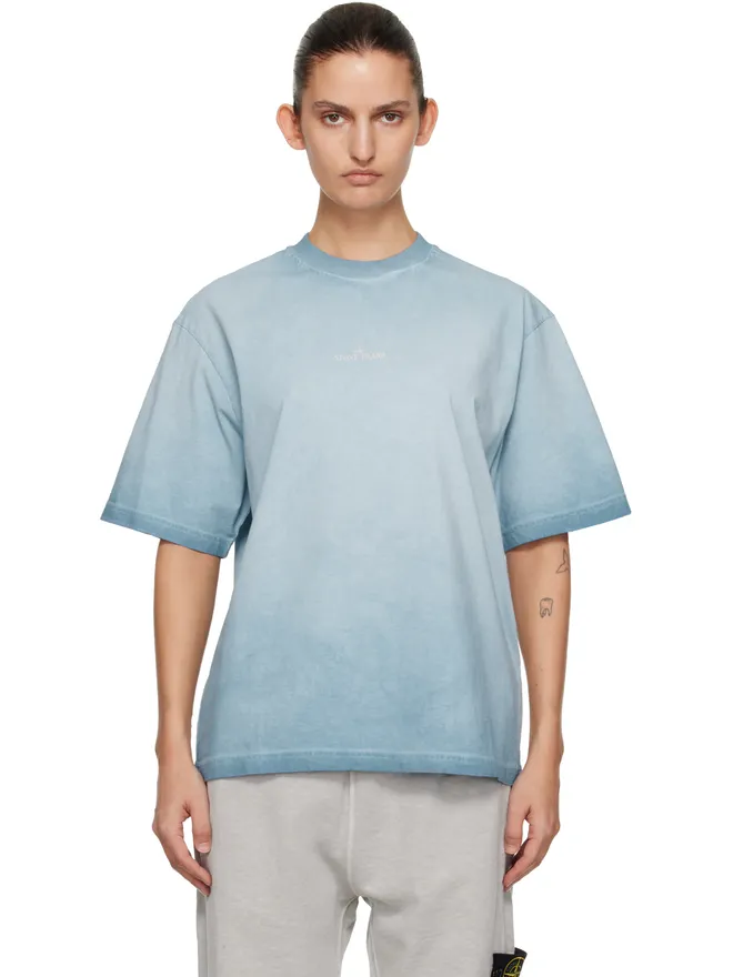Stone Island Stone Island 2100002 Combed Organic Cotton Jersey 'Erosion' Tシャツの商品画像
