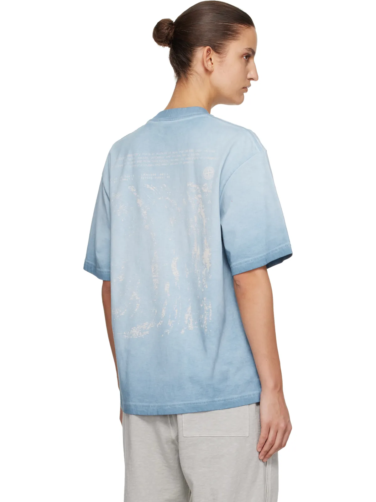Stone Island 2100002 Combed Organic Cotton Jersey 'Erosion' Tシャツ - 画像3