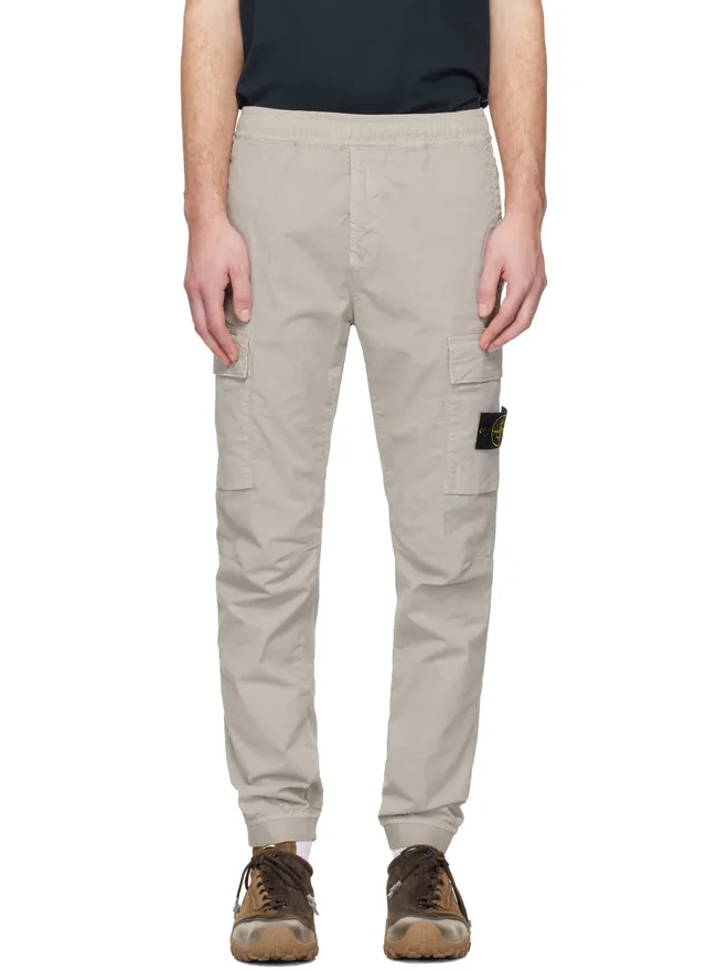 Stone Island Stone Island グレー 3100031 Stretch Cotton Tela 'Paracadute' カーゴパンツの商品画像