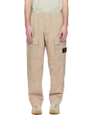 Stone Island ベージュ 3100020 Stretch Organic Cotton Twill カーゴパンツ - サムネイル1