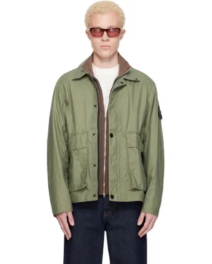 Stone Island 4100054 Waxed Pigment Cotton Tela ジャケット - サムネイル1