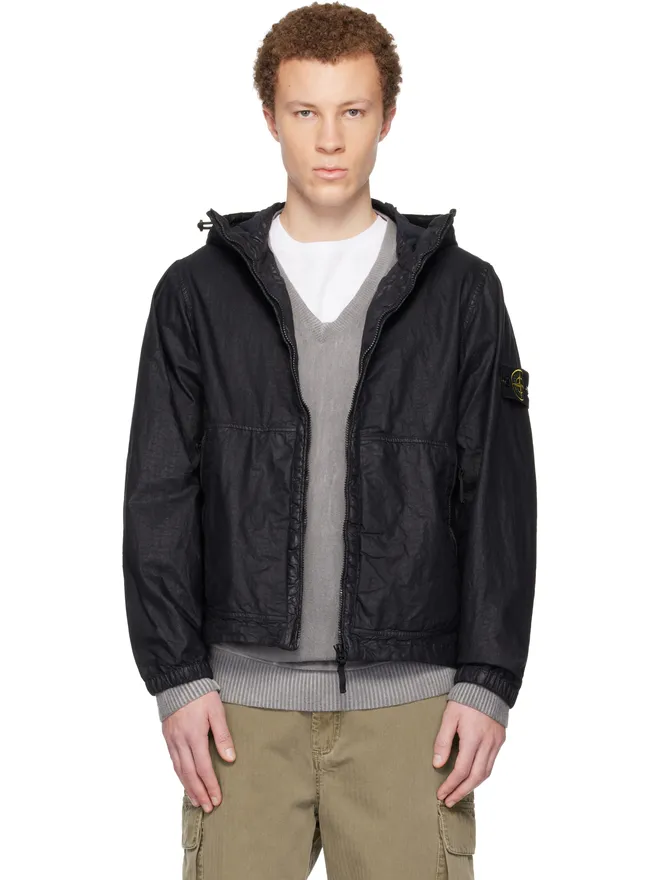 Stone Island Stone Island 4100053 Organic-Look Nylon Panama-TC ジャケットの商品画像