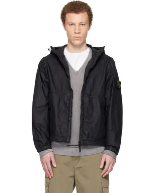 Stone Island 4100053 Organic-Look Nylon Panama-TC ジャケット - サムネイル1