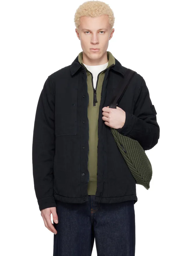 Stone Island Stone Island 4100038 Cotton Linen Quilted-TC Ghost ジャケットの商品画像