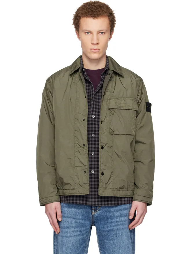 Stone Island Stone Island 1200002 Crinkle Reps NY オーバーシャツの商品画像
