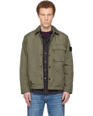 Stone Island 1200002 Crinkle Reps NY オーバーシャツ - サムネイル1
