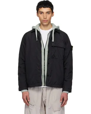 Stone Island 1200002 Garment Dyed Crinkled Reps シャツジャケット - サムネイル1