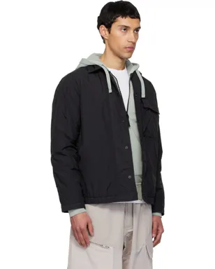 Stone Island 1200002 Garment Dyed Crinkled Reps シャツジャケット - サムネイル2