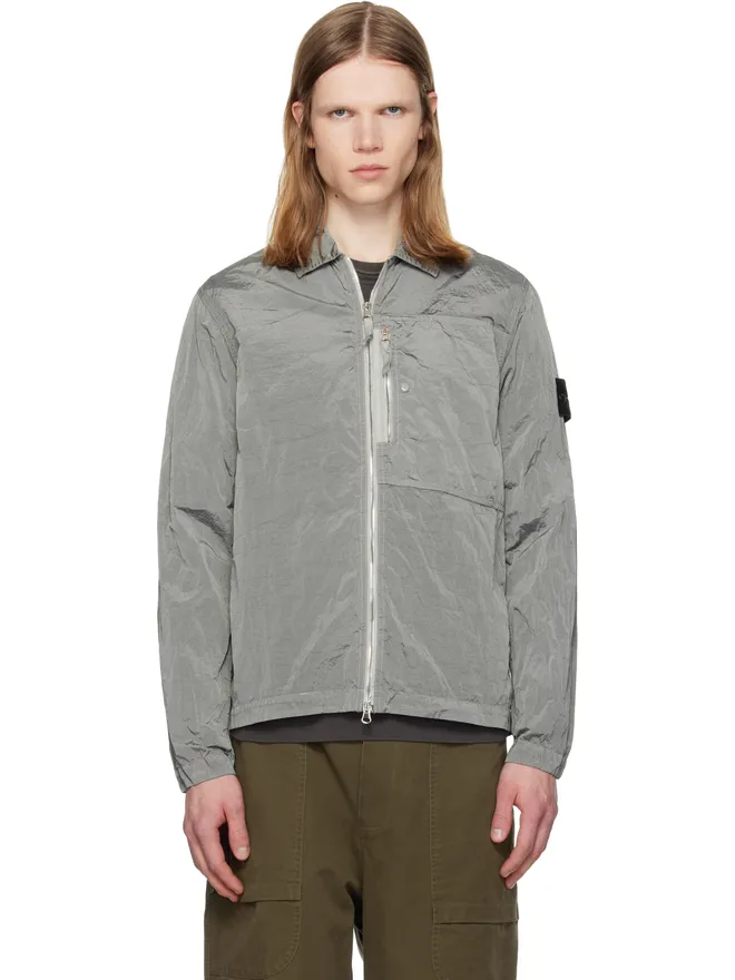 Stone Island Stone Island 1200038 Nylon Metal ECONYL オーバーシャツの商品画像