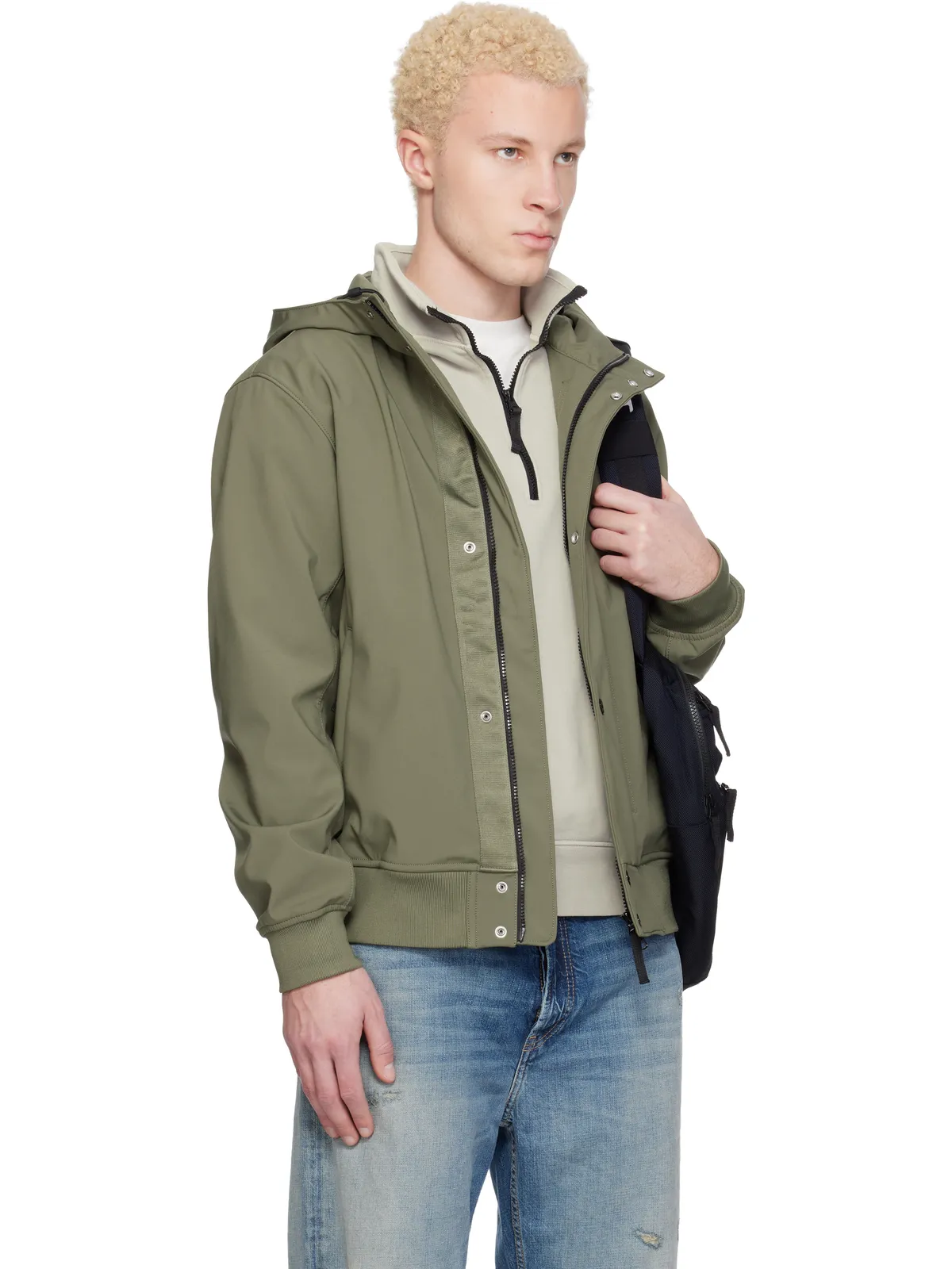 Stone Island 4100118 Light Soft Shell-R e.dye Technology ジャケット - 画像2