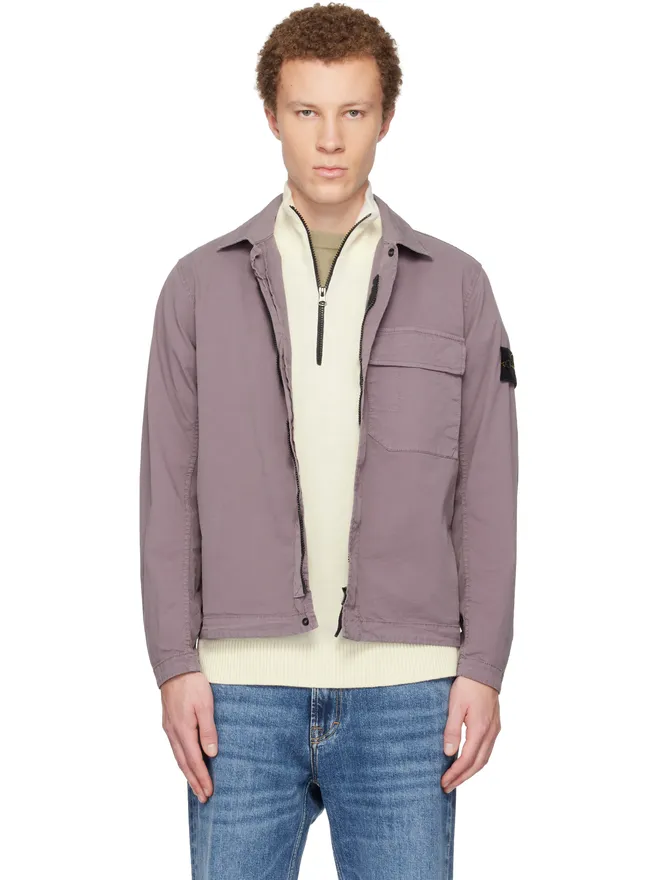 Stone Island Stone Island 1200013 ストレッチ オーガニックコットン ツイル シャツの商品画像